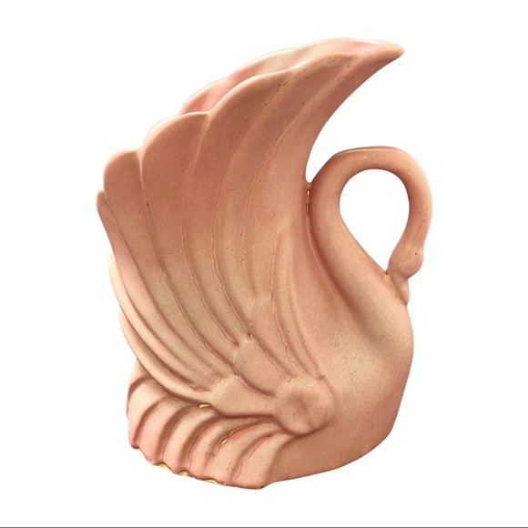 NILOAK Other - Niloak Mid-Century Pink Swan Planter Vase